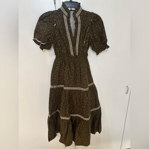 JL Luxe midi dress- size XS